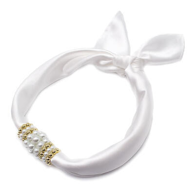 Jewelry scarf Stewardess - white - 1