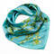 Small neckerchief 63sk004-32.23 - turquoise - 1/2
