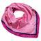 Small square scarf - fuchsia pink - 1/2