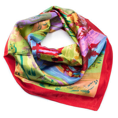 Small square scarf/neckerchief - multicolor - 1