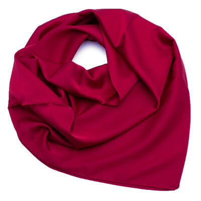 Square scarf - red