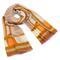 Classic women's scarf - brown - 1/2