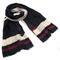 Classic women's scarf - black and white - 1/2