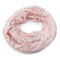 Summer infinity scarf - pink with little flowers - 1/2