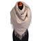 Blanket square scarf - dark beige - 1/2