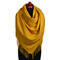 Blanket square scarf - mustard yellow - 1/2