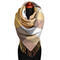 Blanket square scarf - brown and beige - 1/2