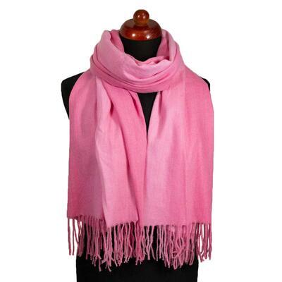 Blanket scarf - pink ombre - 1
