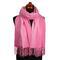 Blanket scarf - pink ombre - 1/2