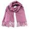 Blanket scarf - dark pink - 1/2