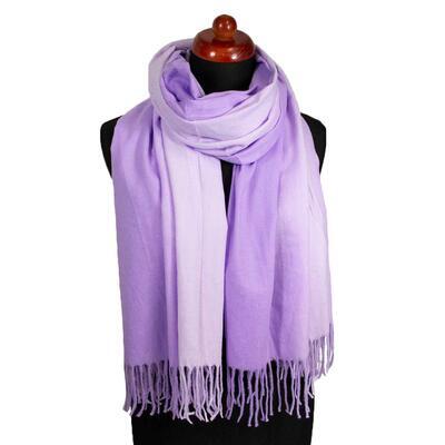 Blanket scarf - violet ombre - 1