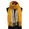 Blanket scarf - mustard yellow - 1/2