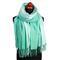 Blanket scarf - menthol green ombre - 1/2
