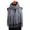 Blanket scarf - grey - 1/2