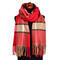 Blanket scarf - red - 1/2