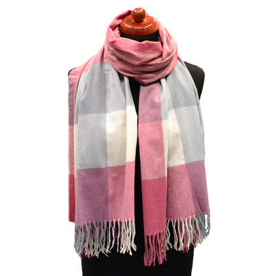 Blanket scarf - pink - 1