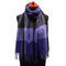 Blanket scarf - blue - 1/2