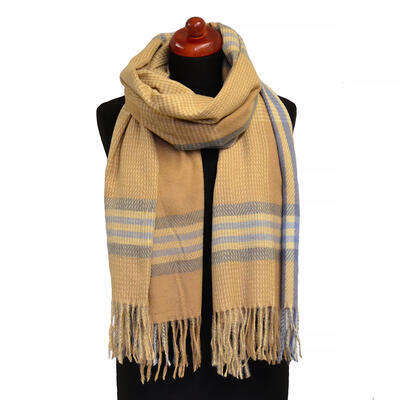Blanket scarf - brown - 1