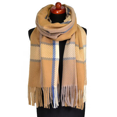 Blanket scarf - brown - 1