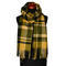 Blanket scarf - brown and black - 1/2