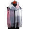 Blanket scarf - grey and pink - 1/2