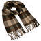Men's scarf - brown - 1/2