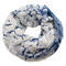 Infinity scarf - white and blue - 1/2