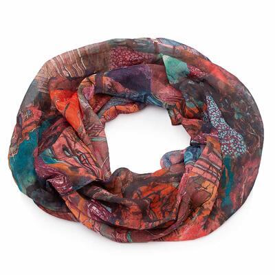 Infinity scarf - red - 1