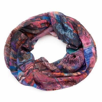 Infinity scarf - fuchsia pink - 1