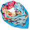 Big square scarf - blue and pink - 1/2