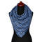 Big square scarf - blue and red - 1/3