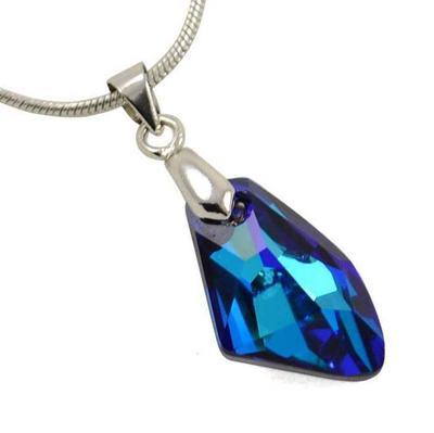 Galactic Vertical Crystal pendant made with SWAROVSKI ELEMENTS