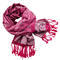 Classic cashmere scarf - fuchsia pink - 1/2