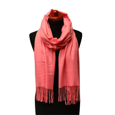 Classic cashmere scarf - pink