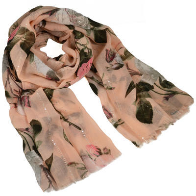 Classic women's scarf - pink - 1