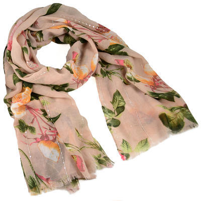 Classic women's scarf - pink - 1