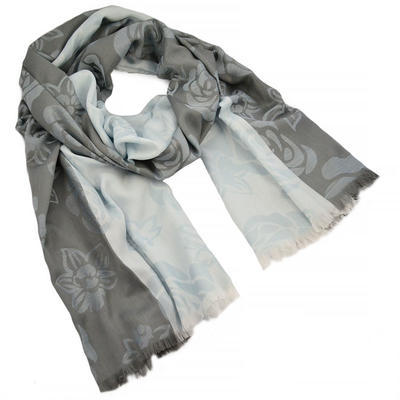 Classic women's scarf - grey - 1