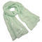 Classic women's scarf - menthol green - 1/2