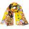 Classic women's scarf - yellow and multicolor - 1/2