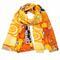 Classic women's scarf - yellow and orange - 1/2