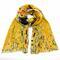 Classic women's scarf - yellow and black - 1/2