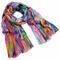 Classic women's scarf - multicolor - 1/2