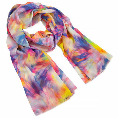 Classic women's scarf - multicolor - 1