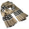Classic cotton scarf - brown - 1/2