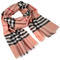 Classic cotton scarf - pink - 1/2