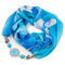 Jewelry scarf Extravagant - light blue - 1/2