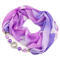 Jewelry scarf Extravagant - violet - 1/2