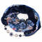 Jewelry scarf Extravagant - blue - 1/2