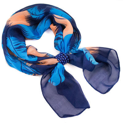 Jewelry scarf Melody - blue - 1