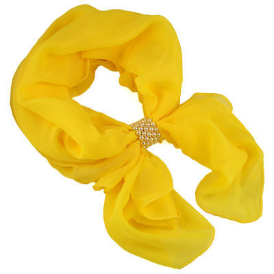 Jewelry scarf Melody - yellow - 1